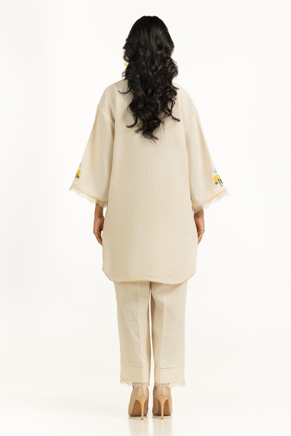 Jute Embroidered Co-Ord Set