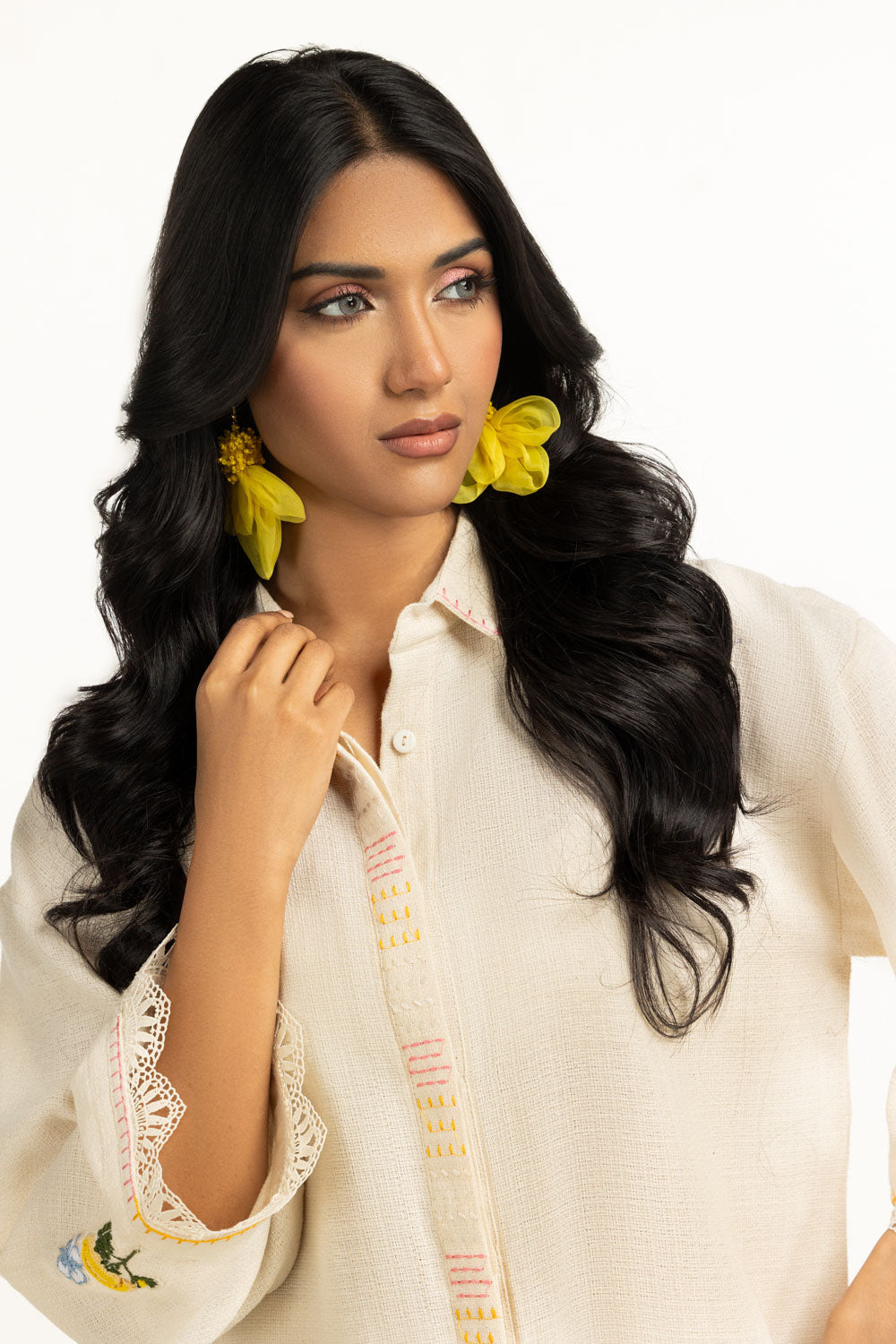 Jute Embroidered Co-Ord Set