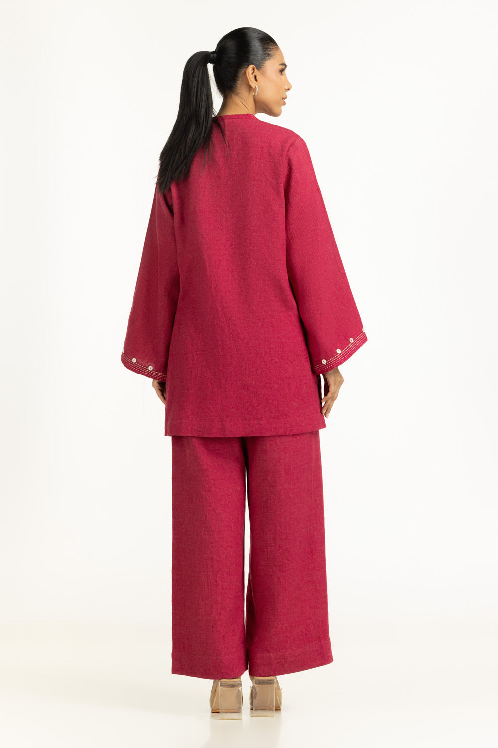 Jute Embroidered Co-Ord Set