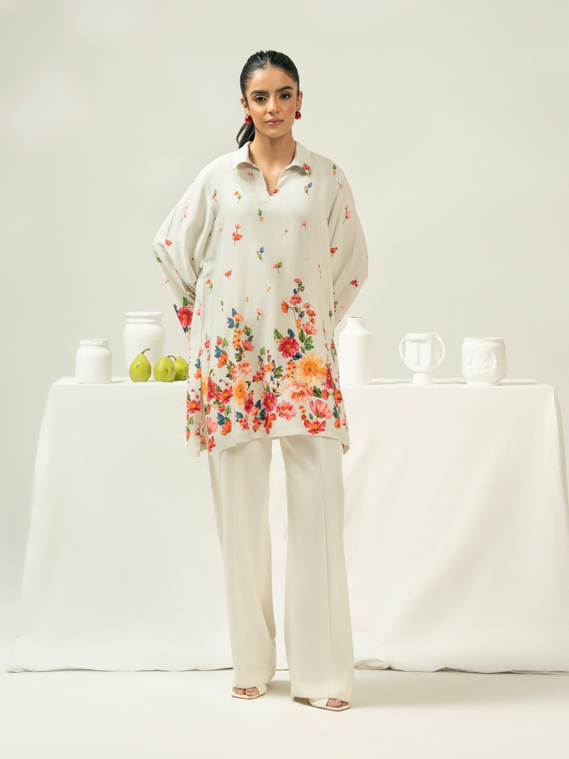 Linen Kurti-Printed (Pret)