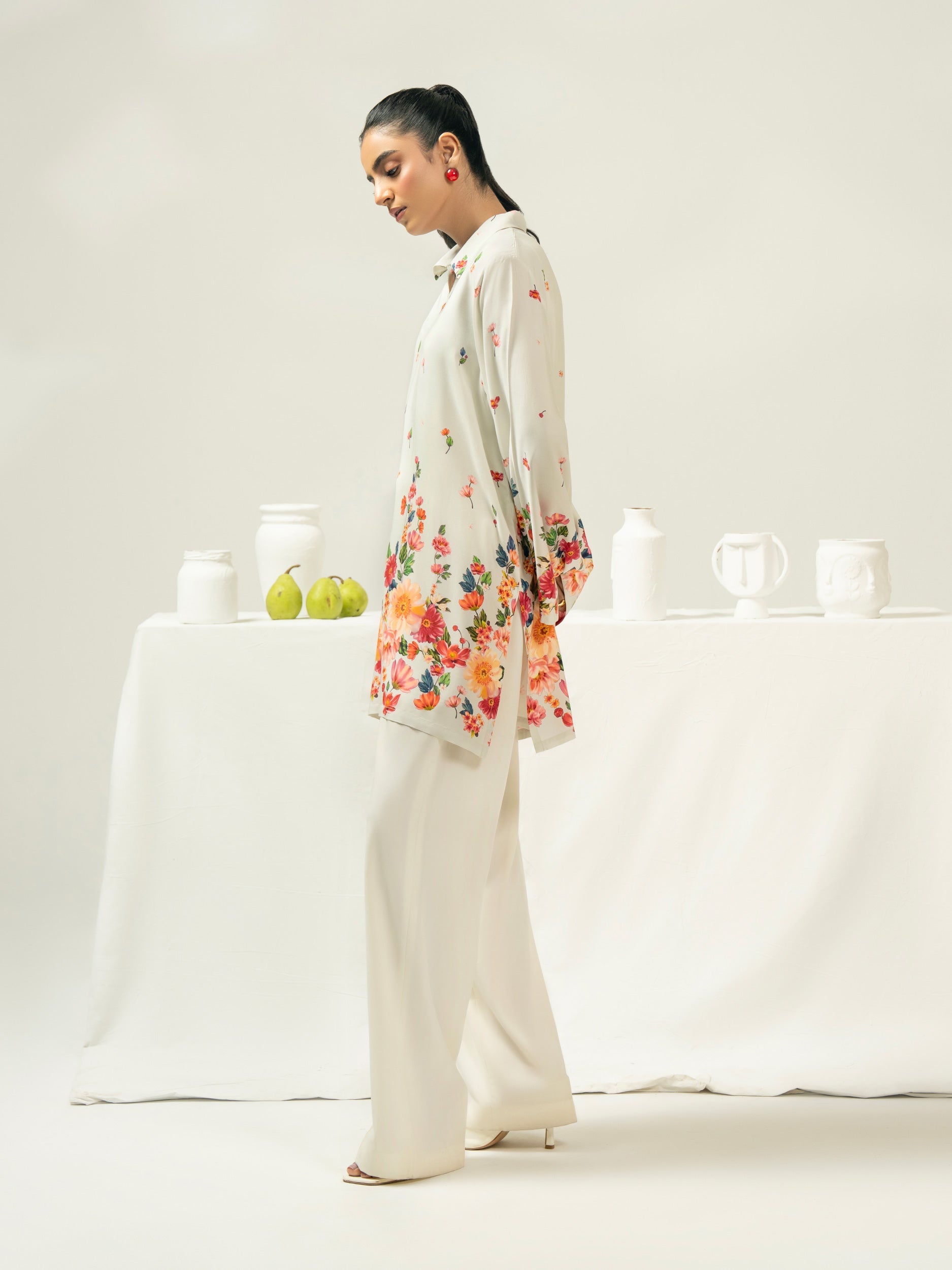 Linen Kurti-Printed (Pret)