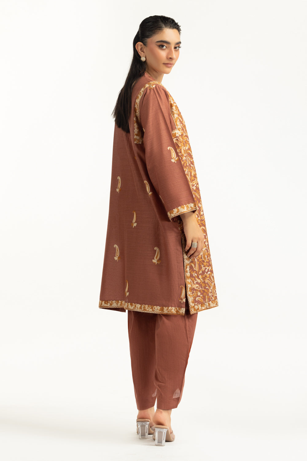Karandi Embroidered Co-Ord Set