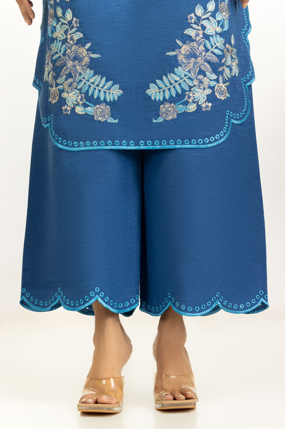 Karandi Embroidered Shirt And Trouser