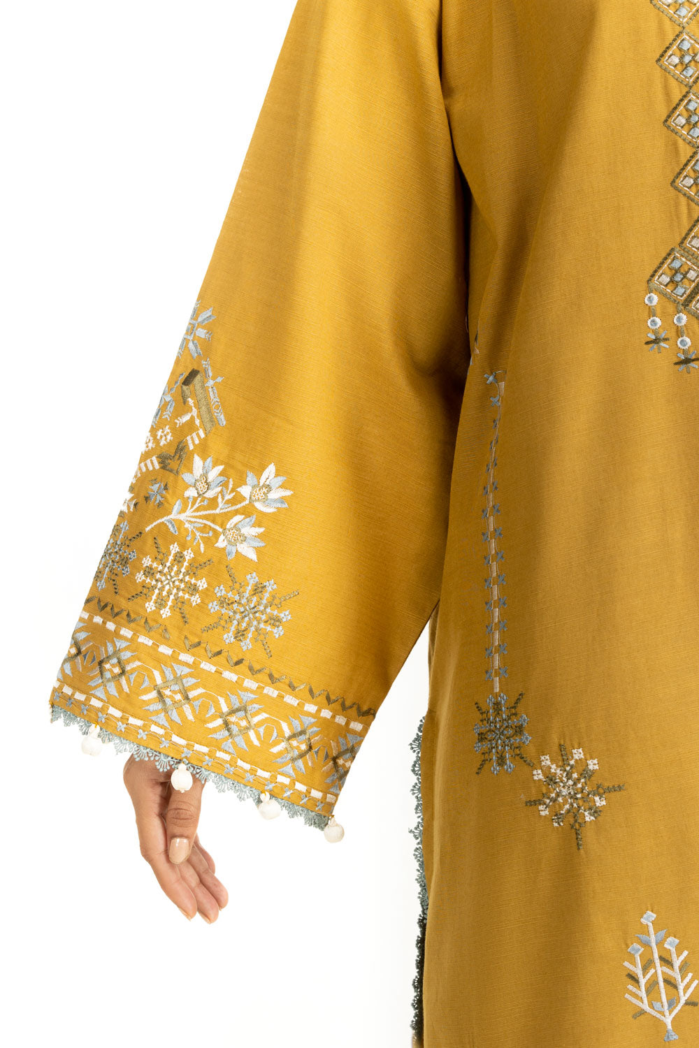 Khaddar Embroidered Co-Ord Set