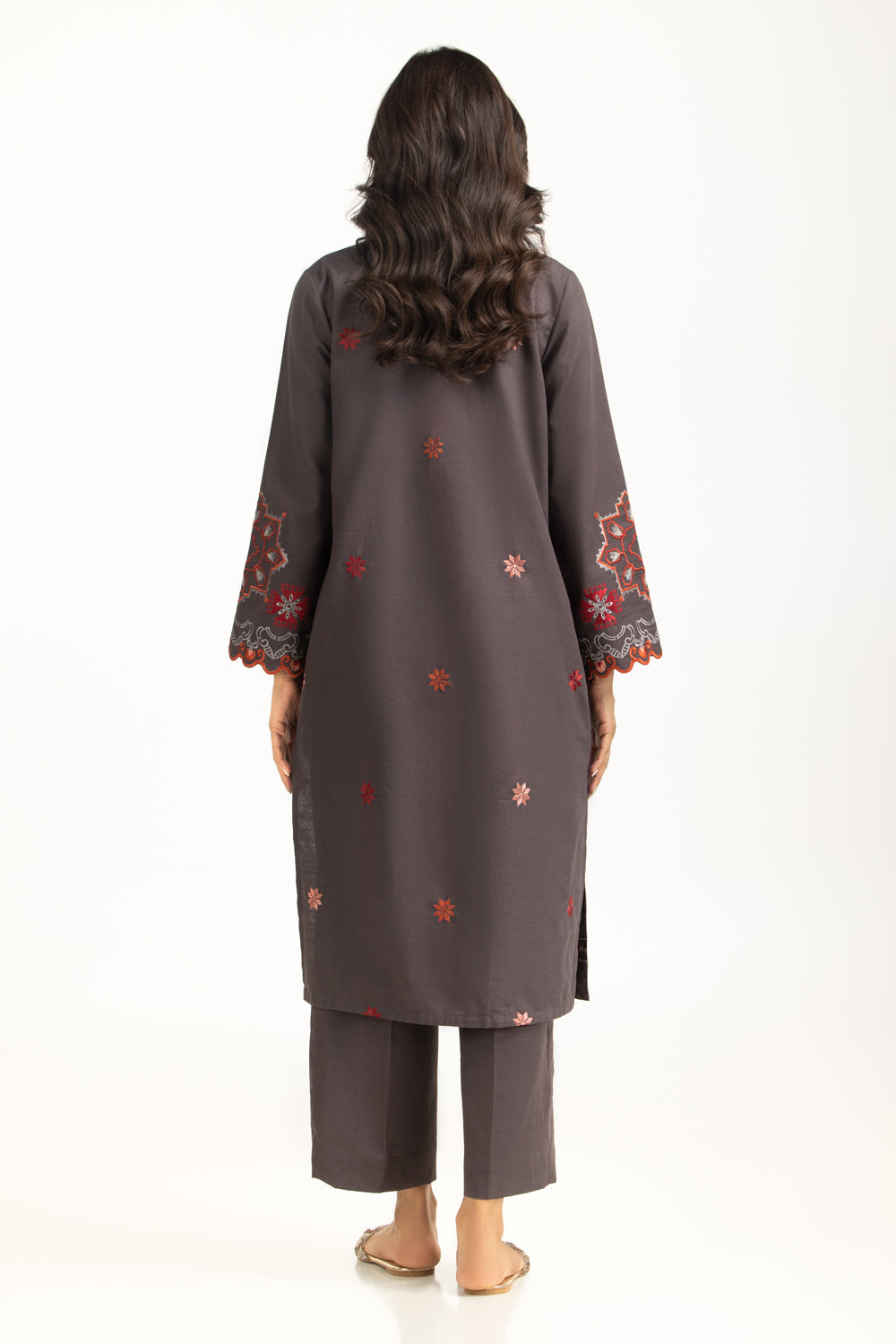 Khaddar Embroidered Co-Ord Set