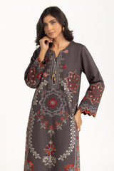 Khaddar Embroidered Co-Ord Set