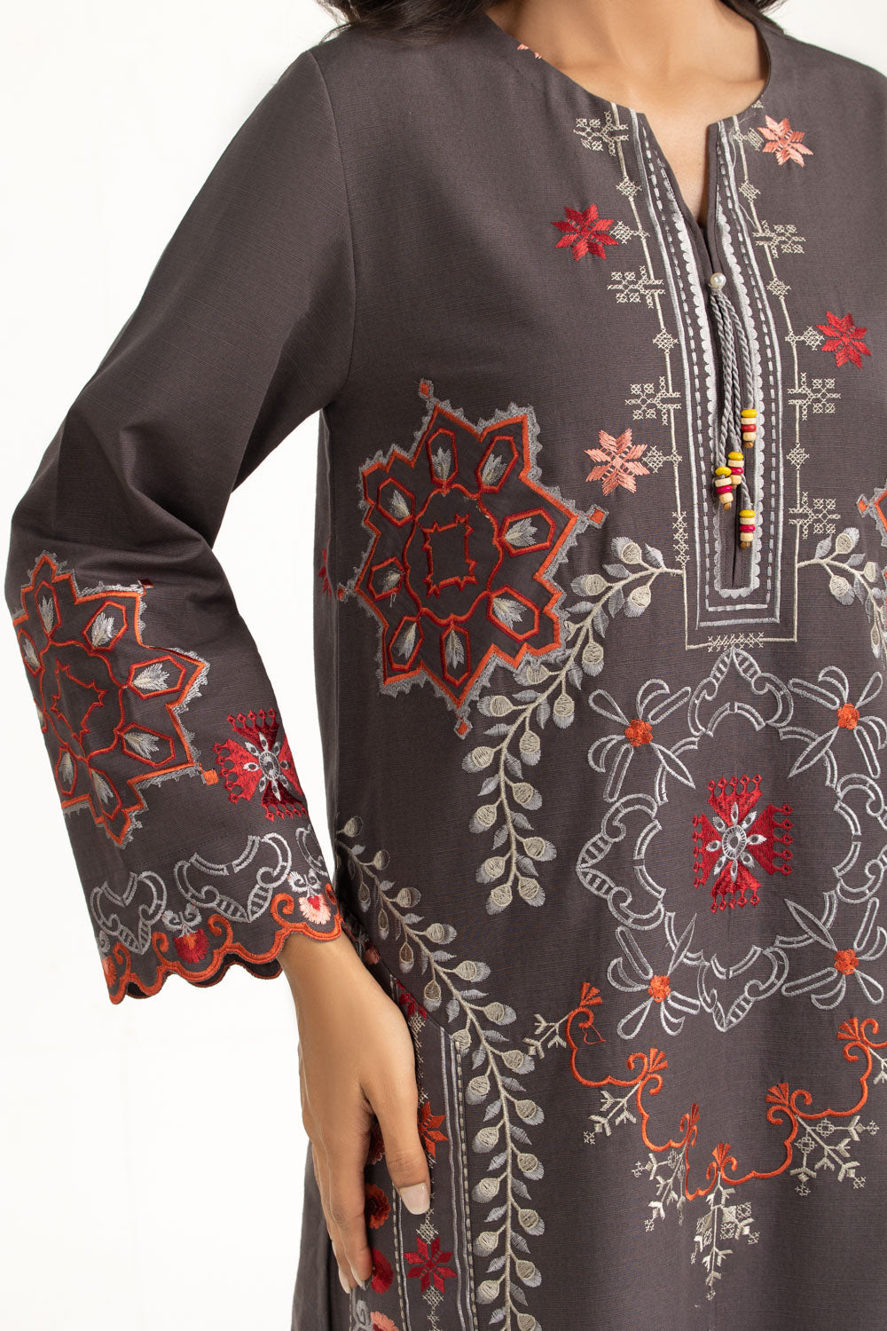 Khaddar Embroidered Co-Ord Set