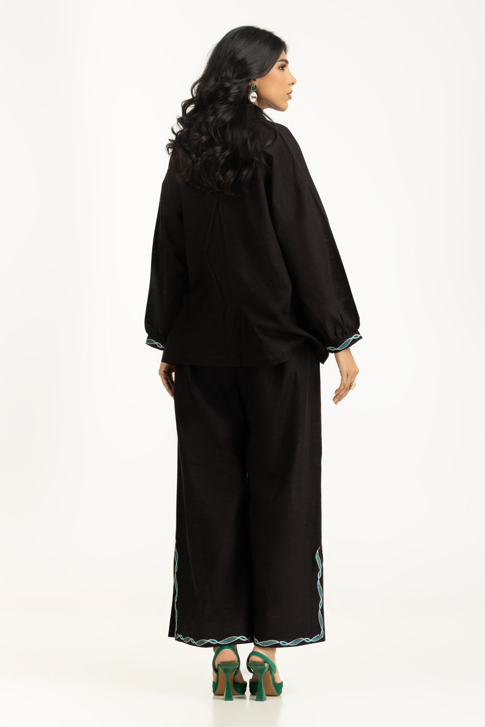 Khaddar Embroidered Co-Ord Set
