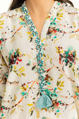 Khaddar Jacquard Slub Printed Co-Ord Set