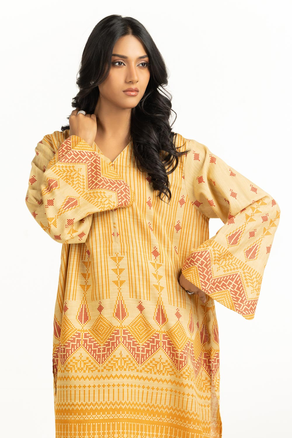 Khaddar Printed Co-Ord Set