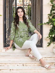 Lawn Kurti- Embroidered (Pret)