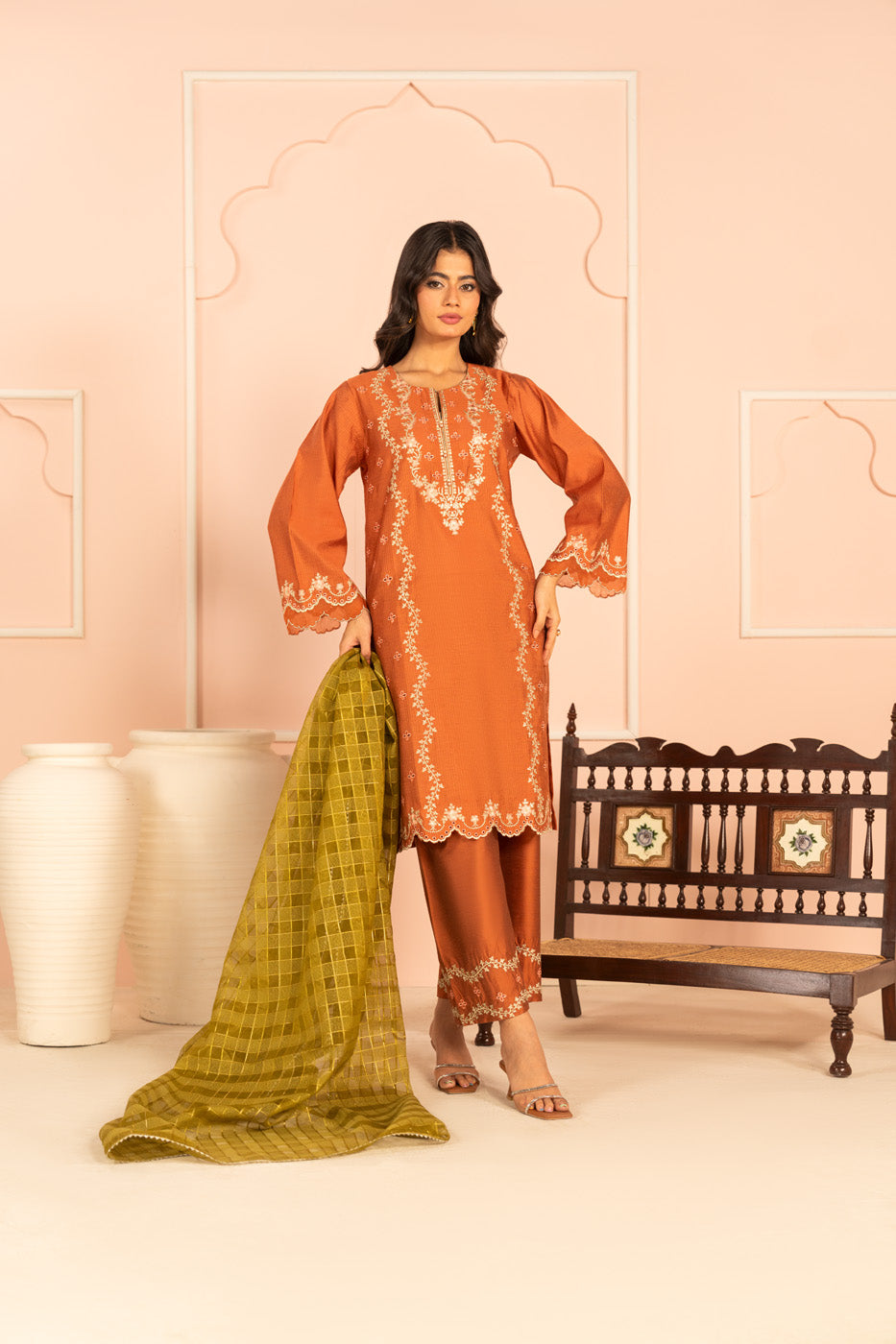 RTW | SHIRT, TROUSER & DUPATTA