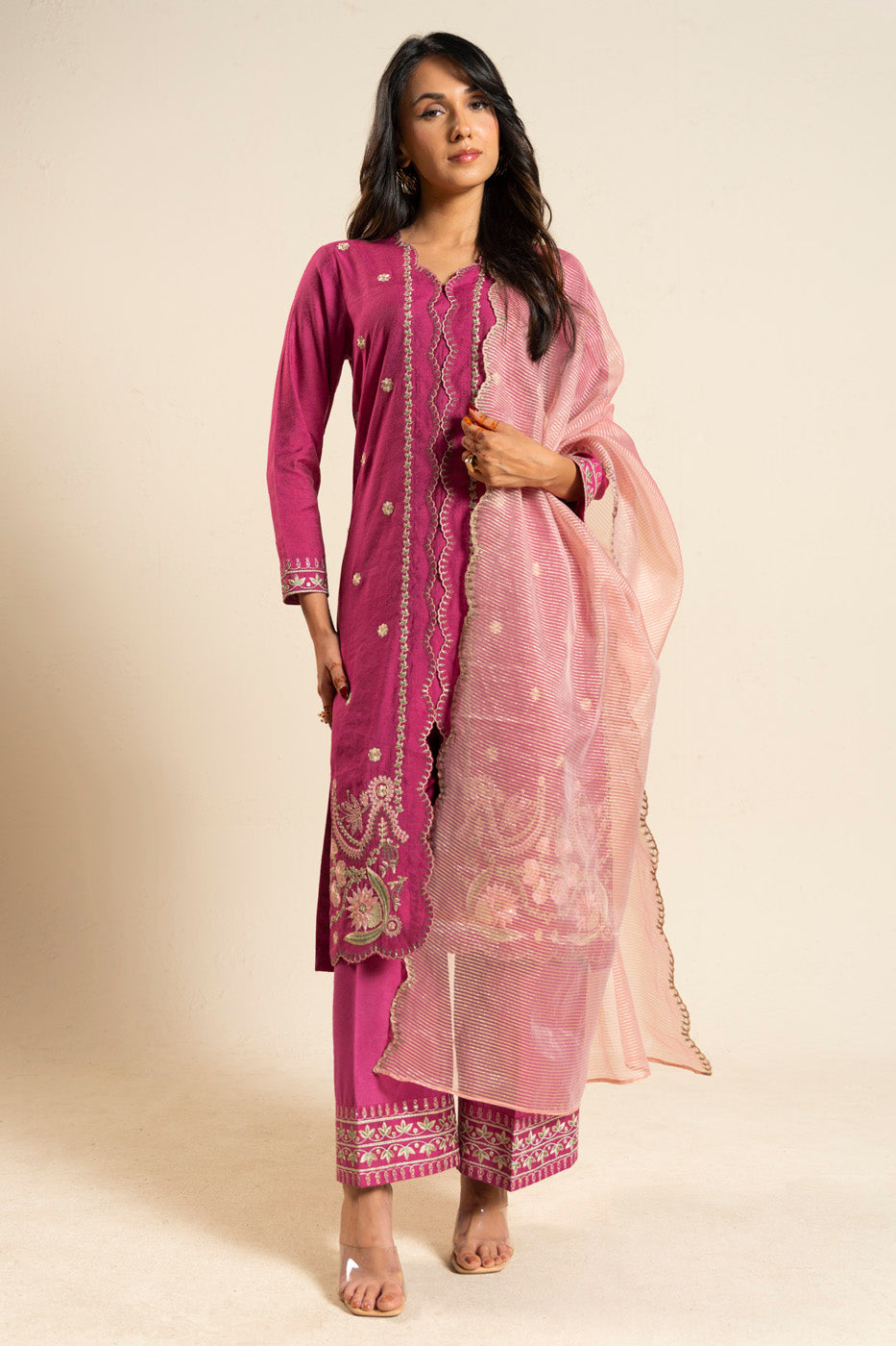 RTW | SHIRT, TROUSER & DUPATTA