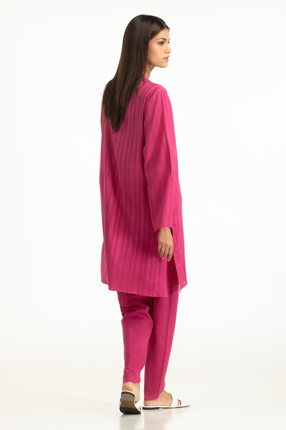 Leno Dyed Shirt And Cambric Trouser
