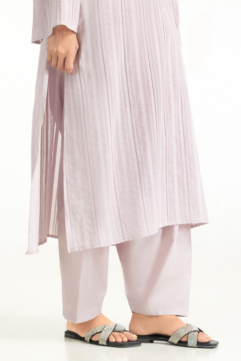 Leno Dyed Shirt And Cambric Trouser