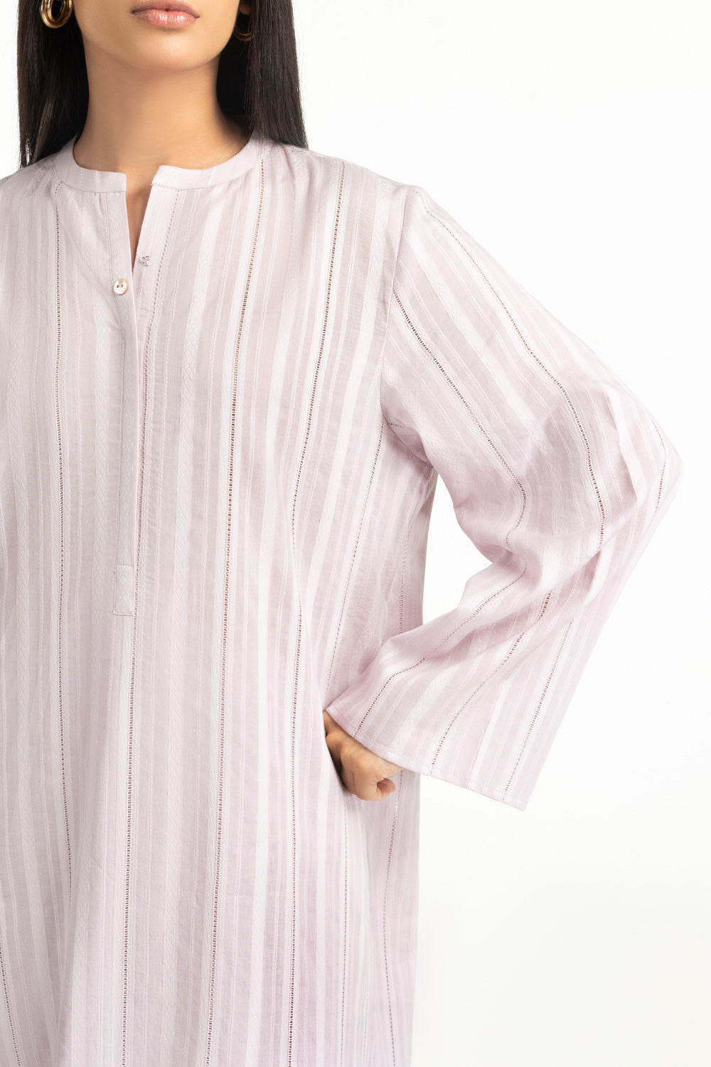 Leno Dyed Shirt And Cambric Trouser