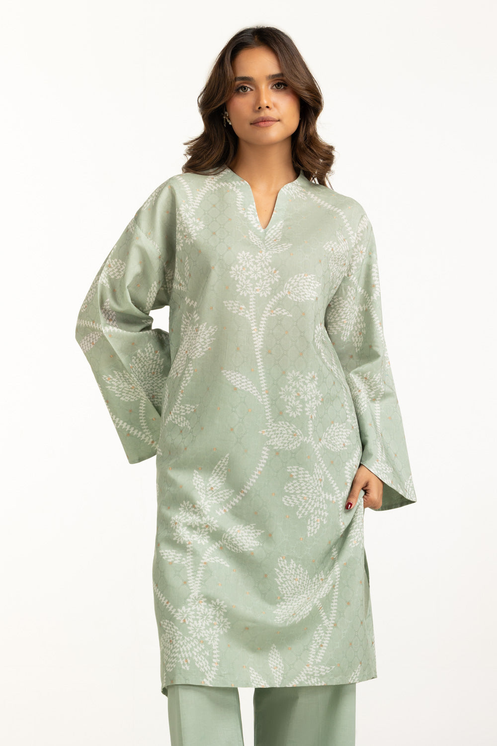 Lurex Jacquard Printed Co-Ord Set