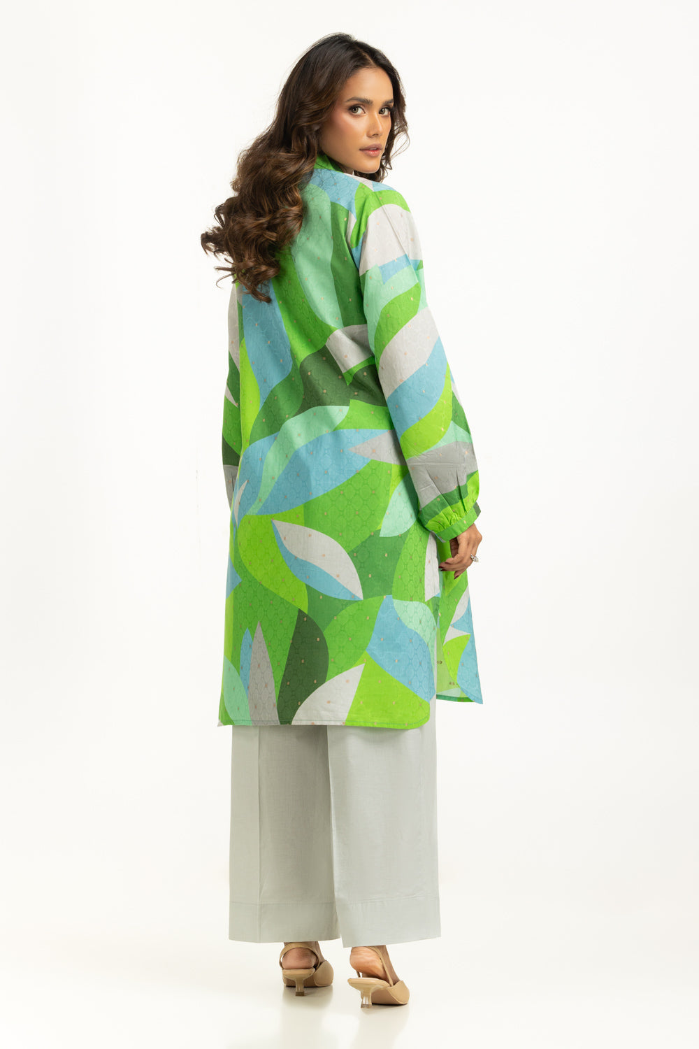 Lurex Jacquard Printed Co-Ord Set