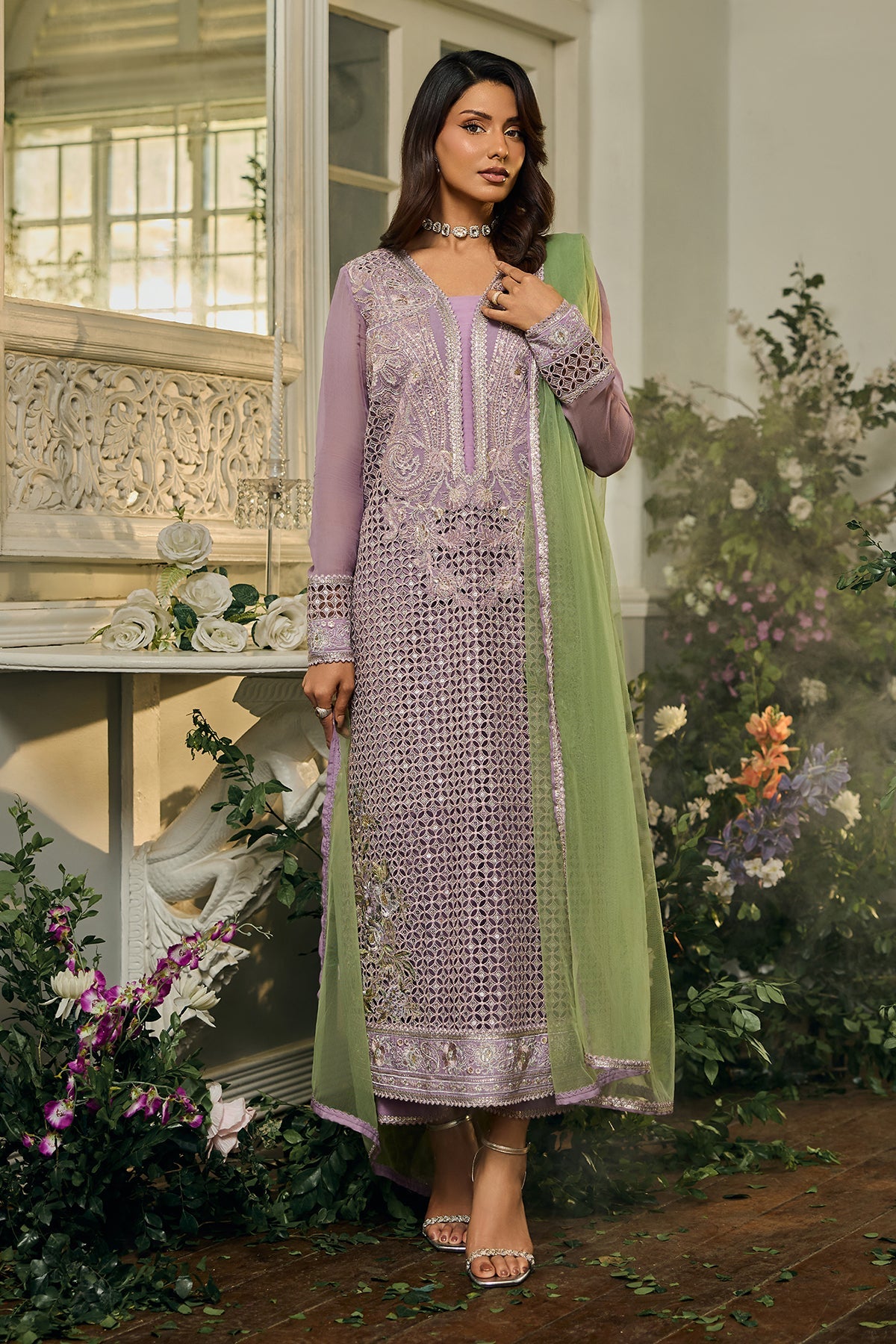 3-PC Stitched Luxury Collection CCE6-04P