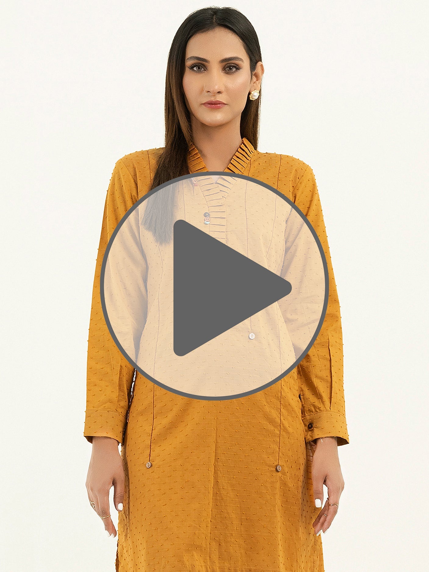 Texture Lawn Shirt-Broshia (Pret)