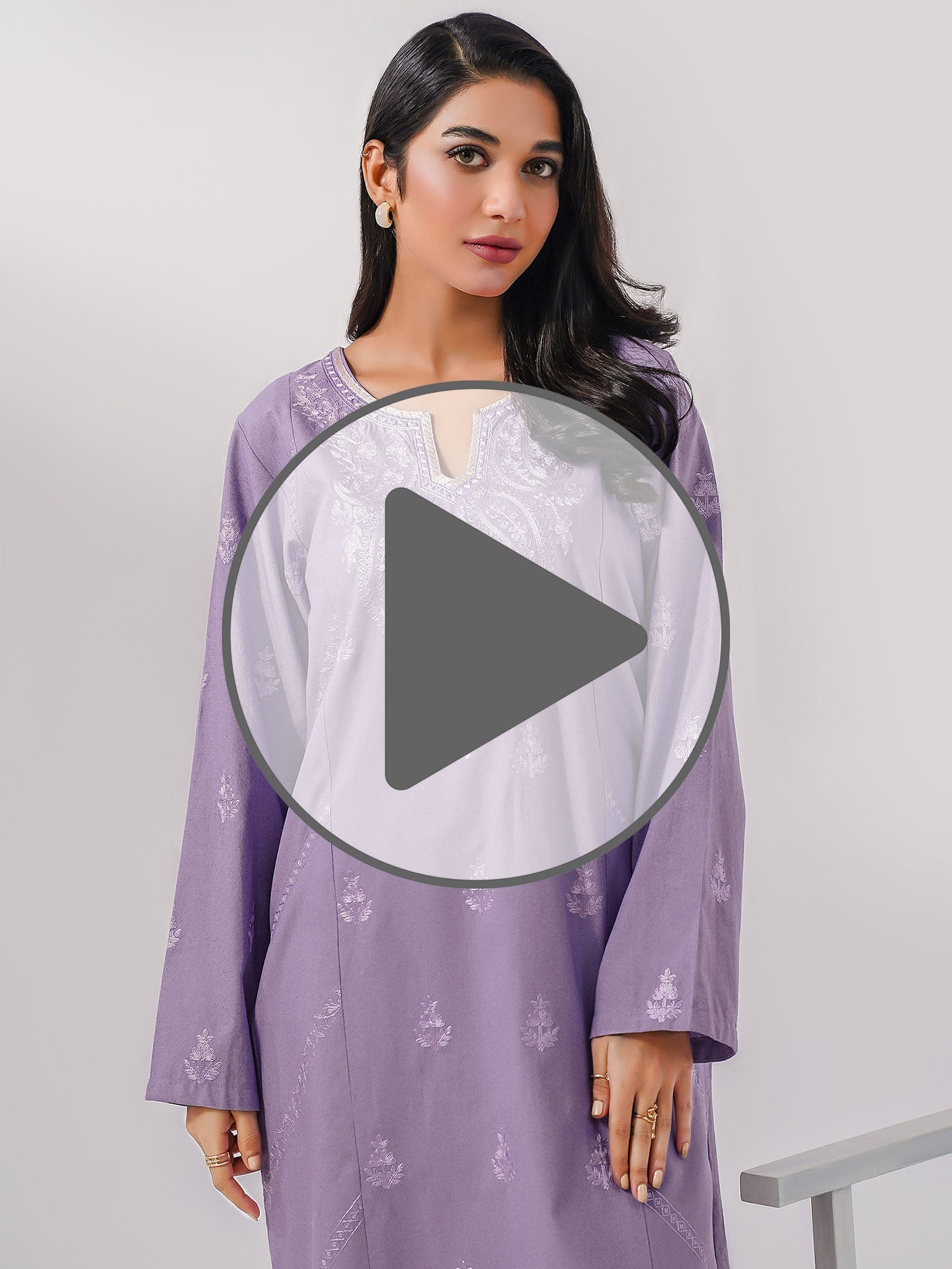 Karandi Shirt-Embroidered(Pret)