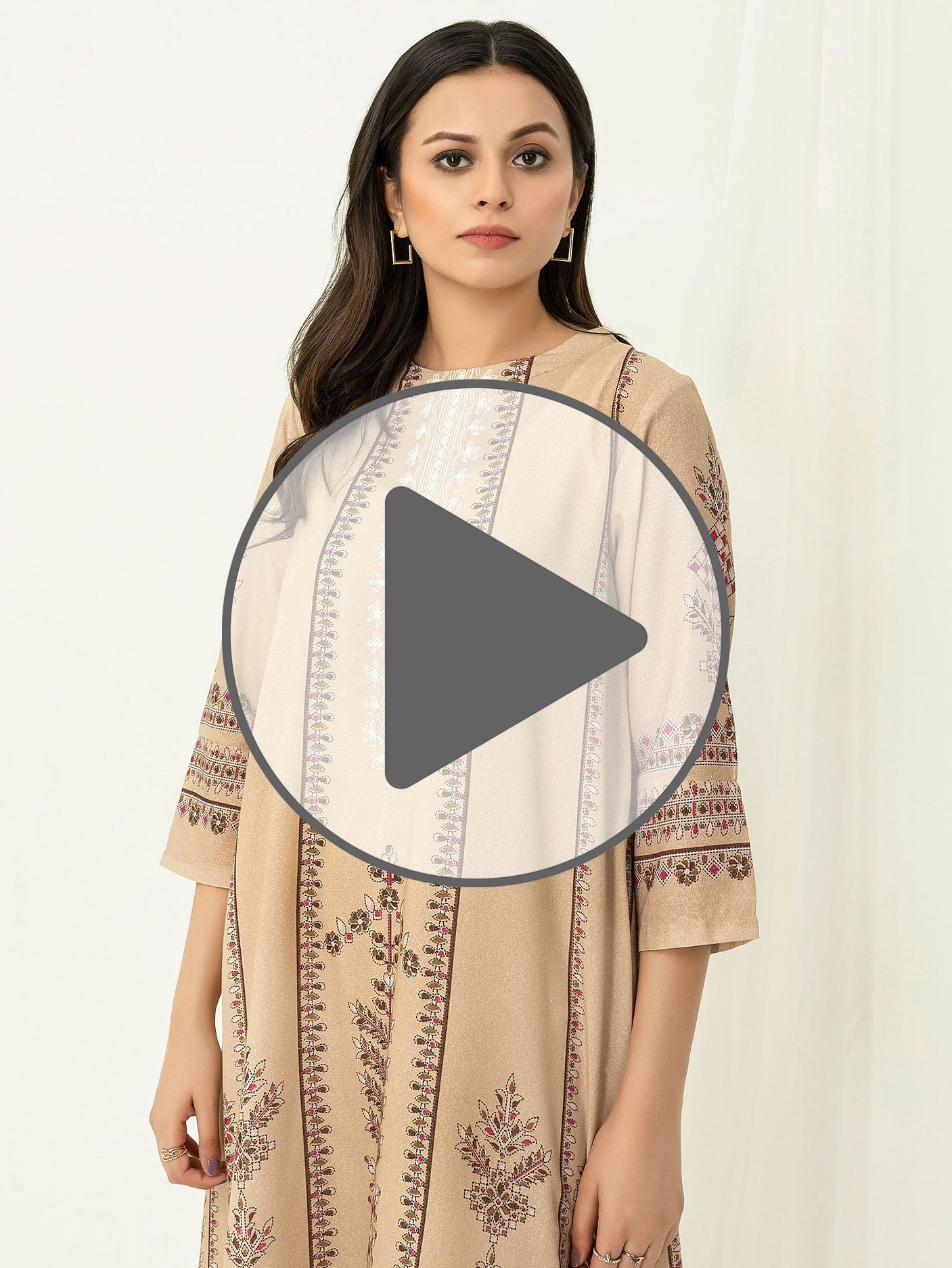 Lawn Shirt-Printed (Pret)