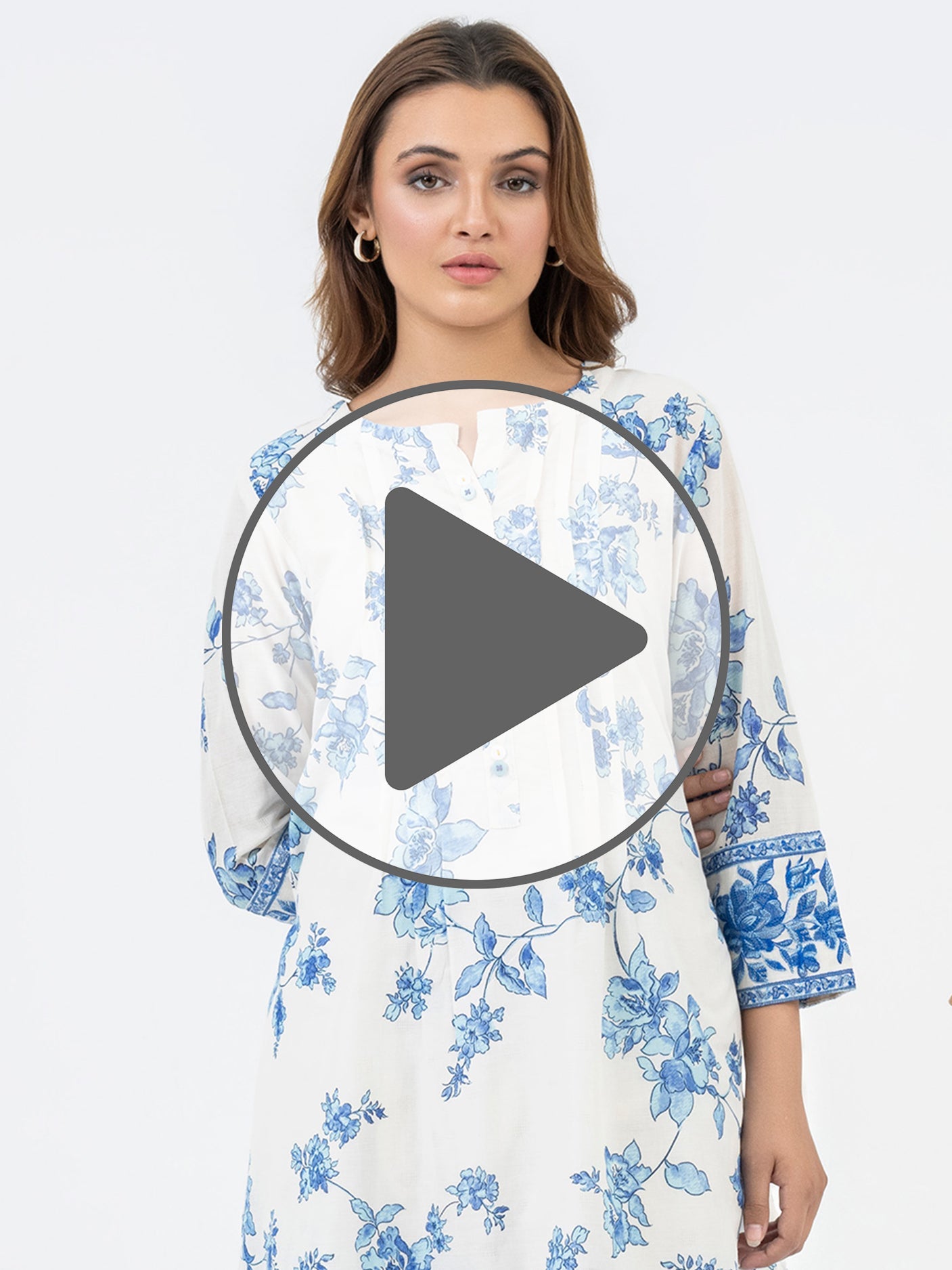 Lawn Shirt-Embroidered(Pret)