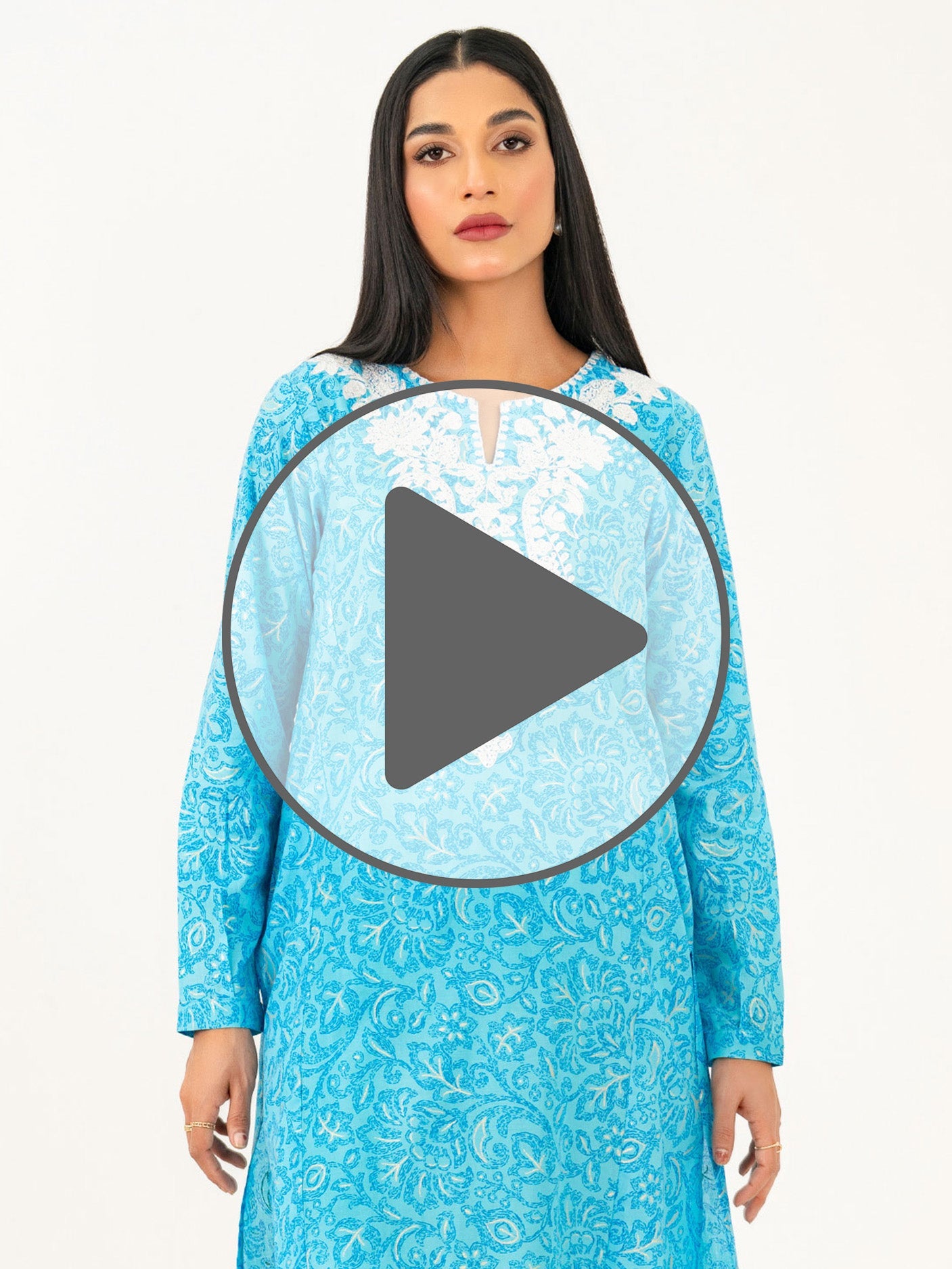 Lawn Shirt-Embroidered (Pret)
