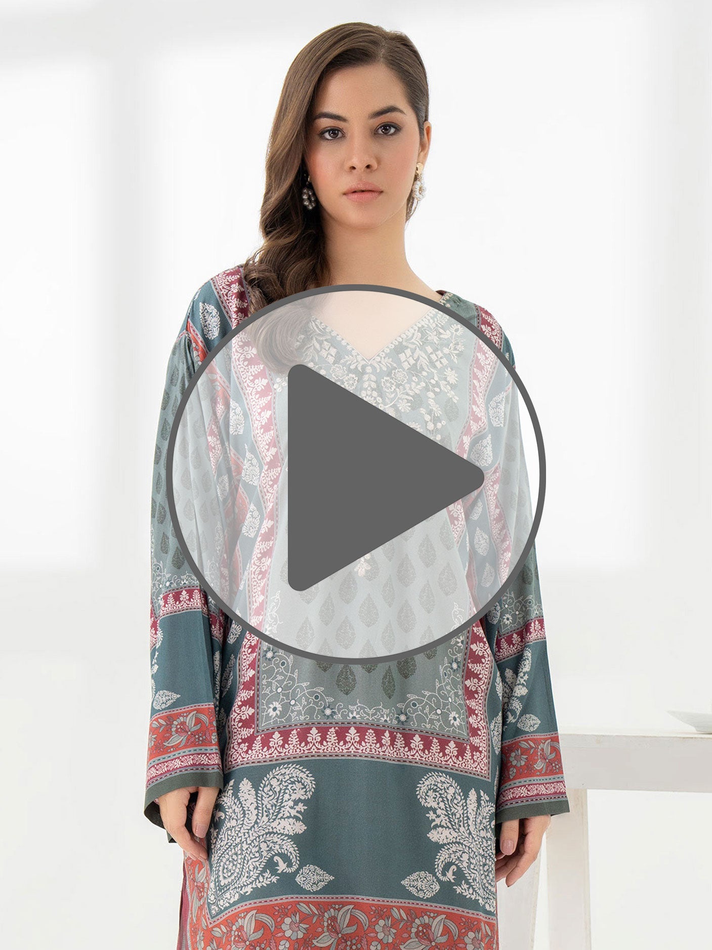 Viscose Shirt-Embroidered (Pret)
