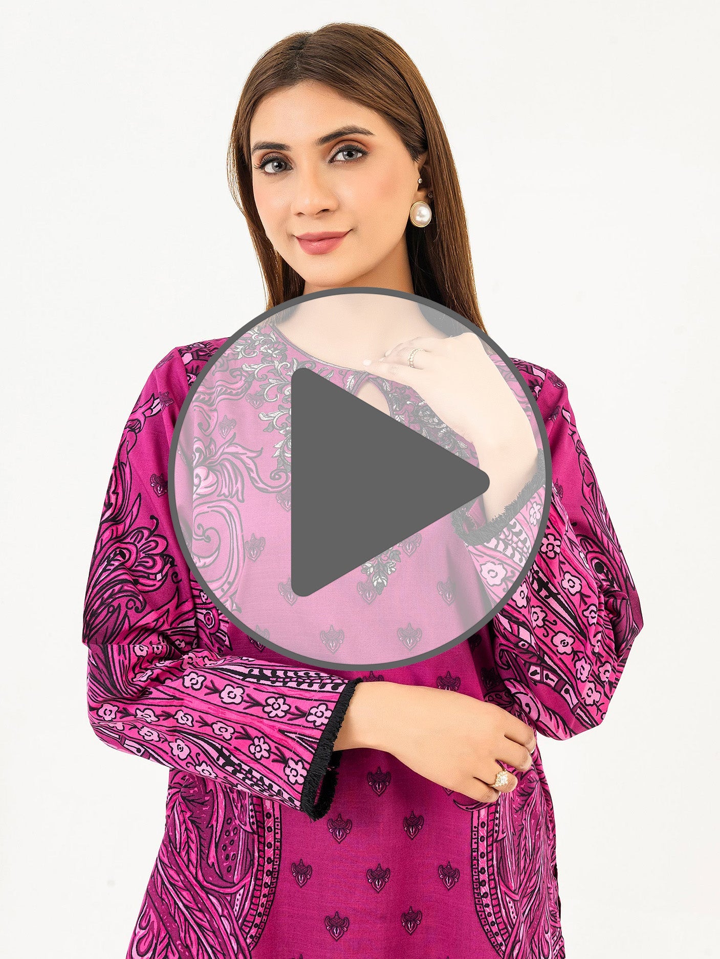 Lawn Shirt-Embroidered (Pret)