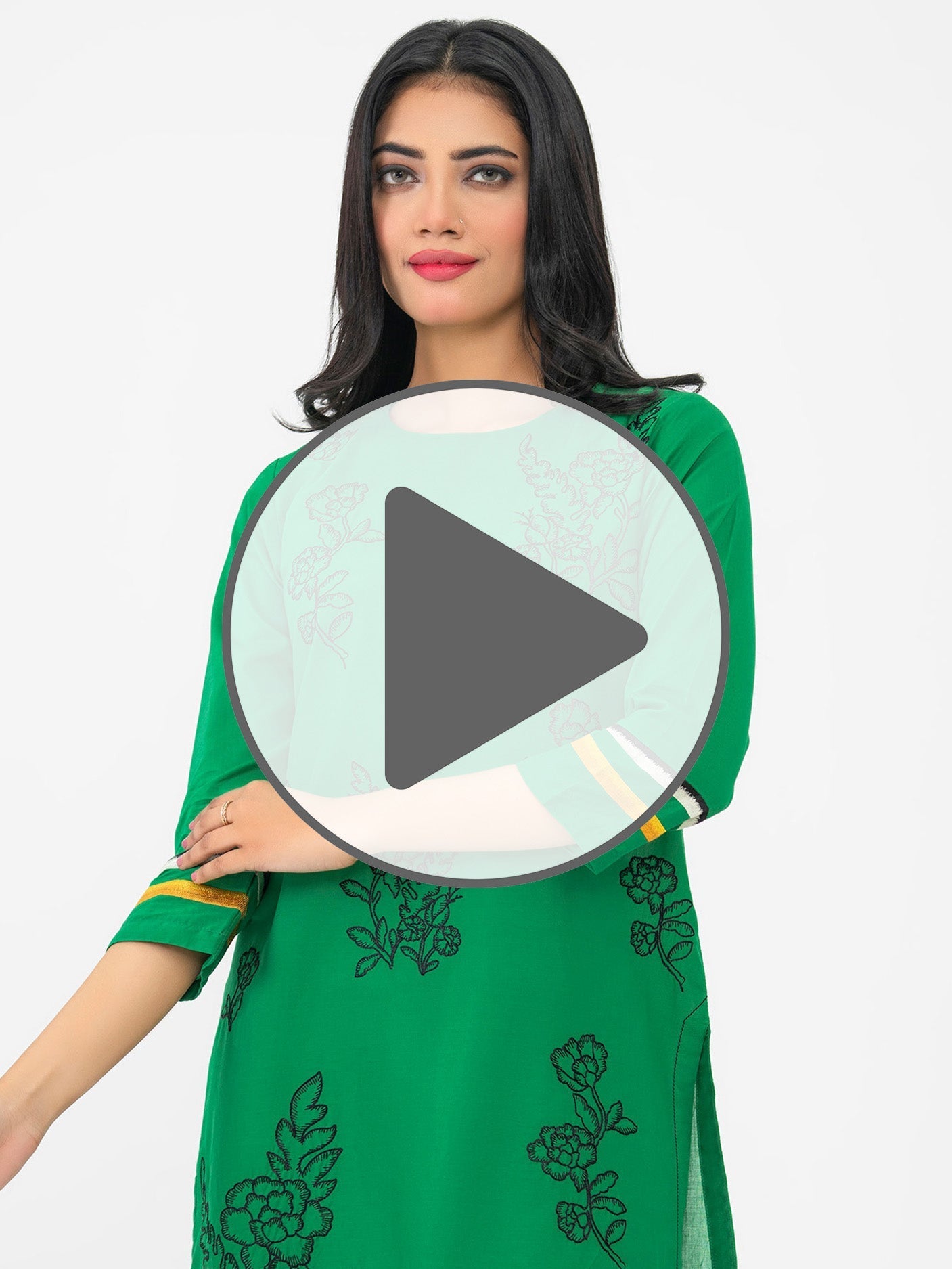 2 Piece Lawn Suit-Embroidered (Pret)
