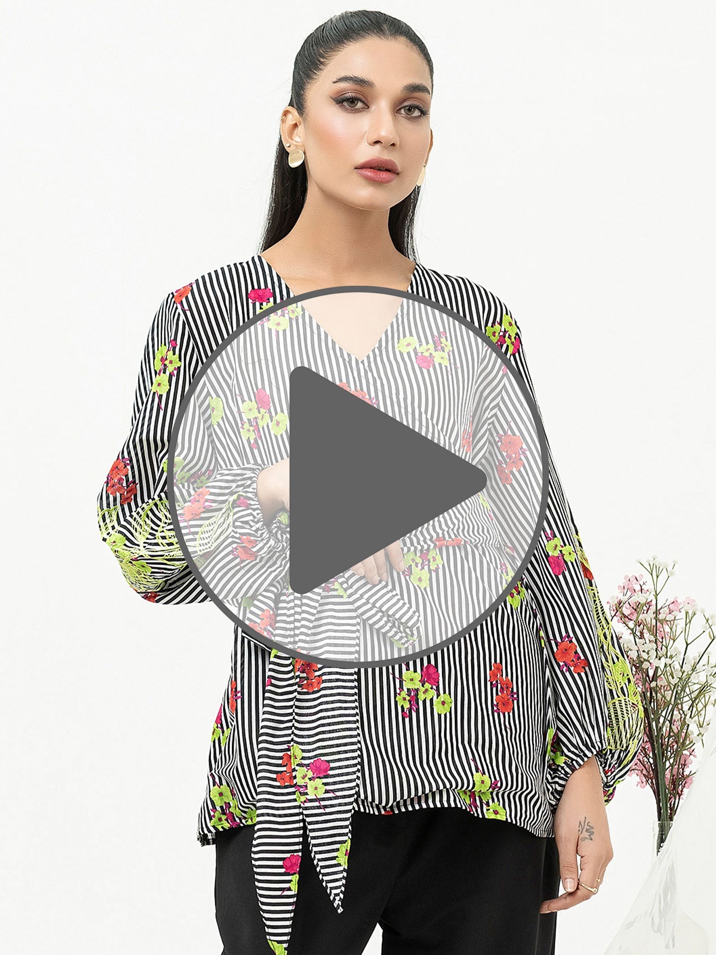 Lawn Top- Embroidered