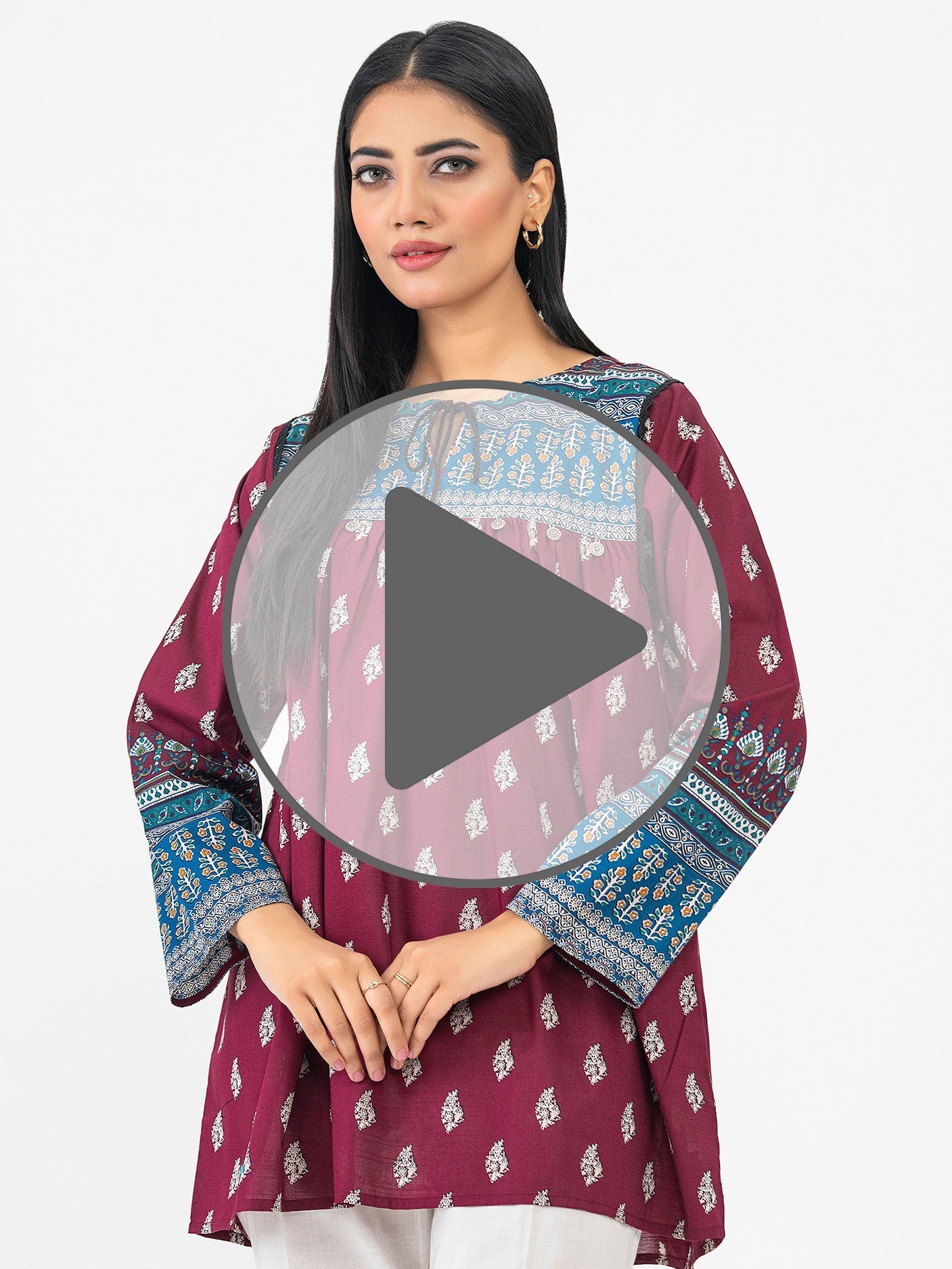 Lawn Kurti-Printed (Pret)