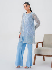 2 Piece Organza Suit-Embroidered (Pret)
