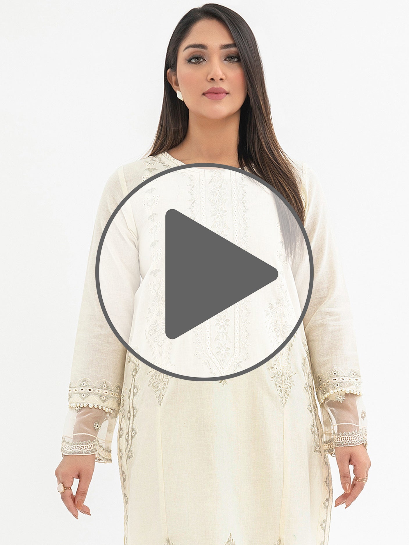 2 Piece khaddar Suit-Embroidered (Pret)