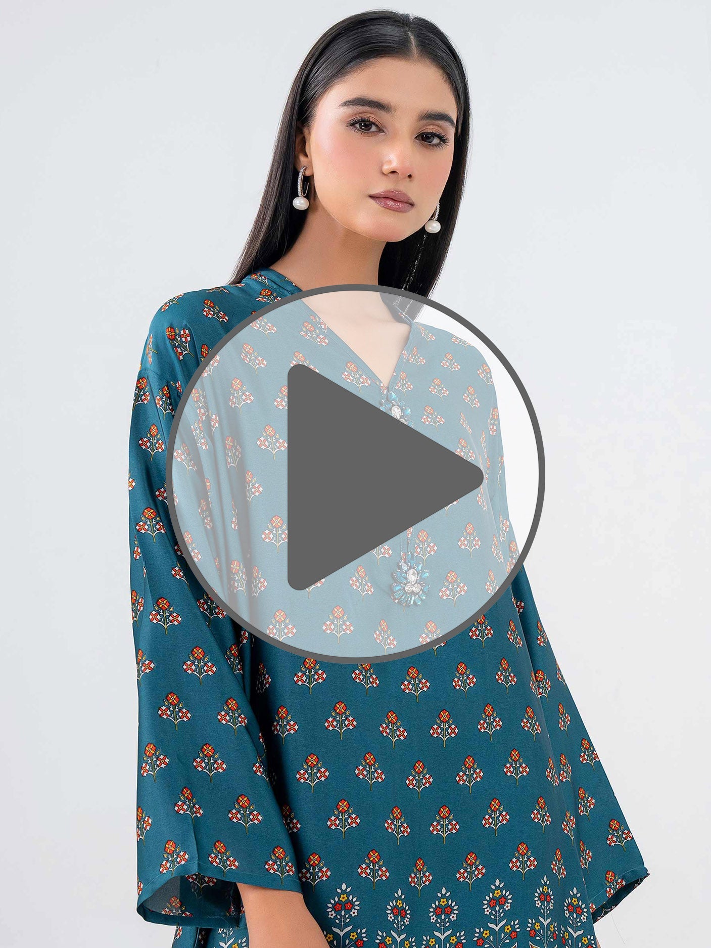 2 Piece Silk Suit-Printed (Pret)