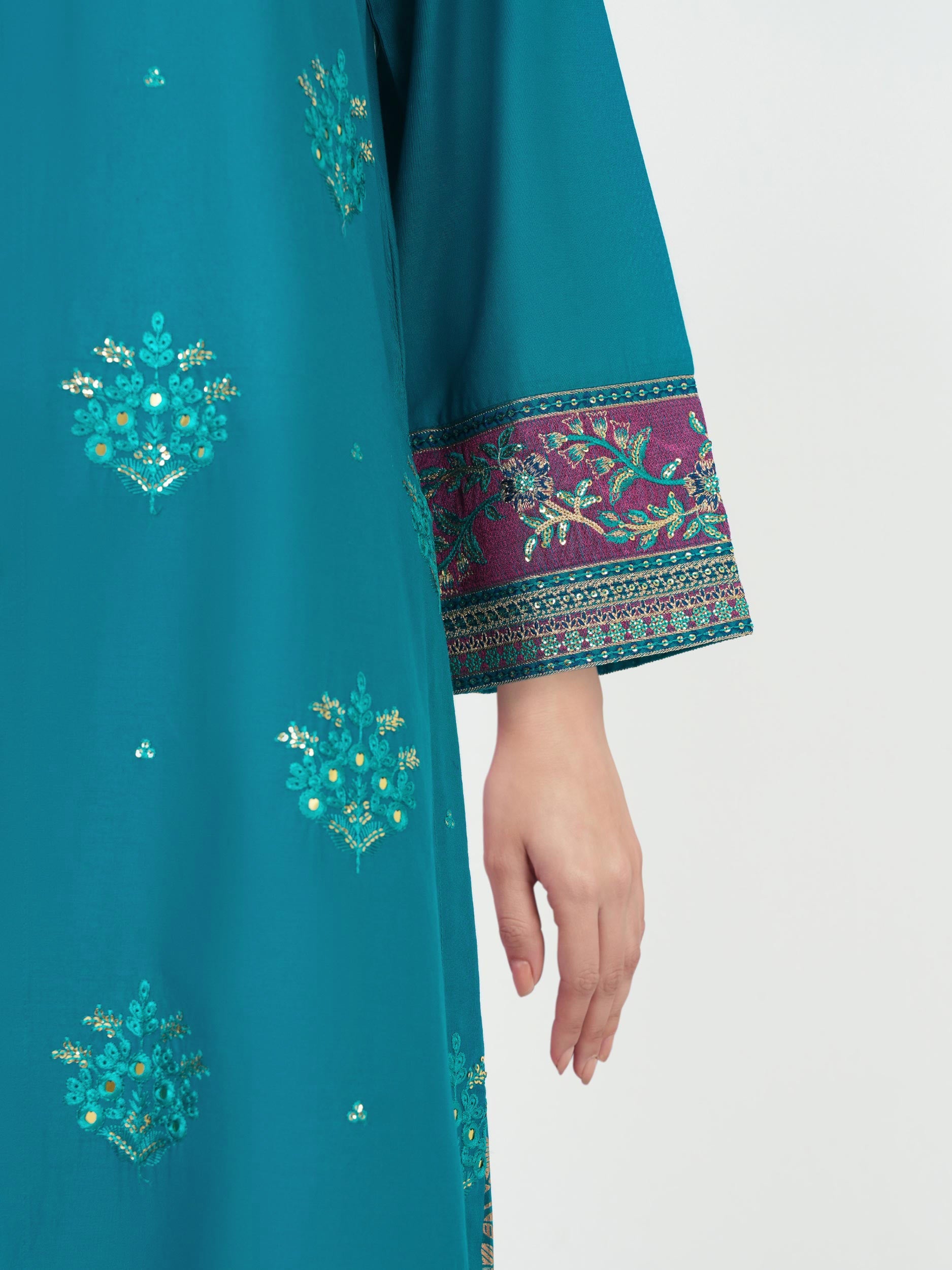 2 Piece Lawn Suit- Embroidered (Pret)