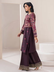 2 Piece Jacquard Suit-Embroidered (Pret)