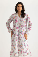 Rayon Printed Shirt With Embroidered And Dyed Trouser