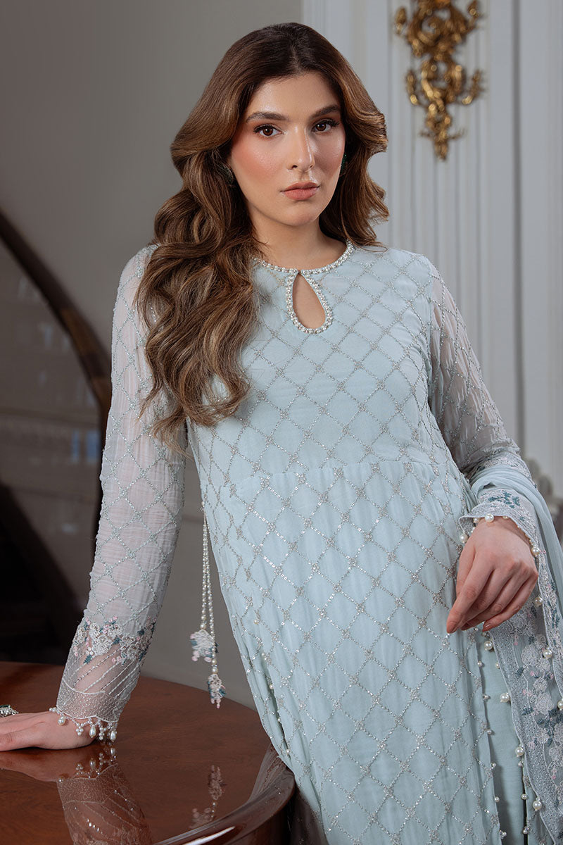 AQUA ICE-4PC (SHIRT, TROUSER ,SLIP & DUPATTA)