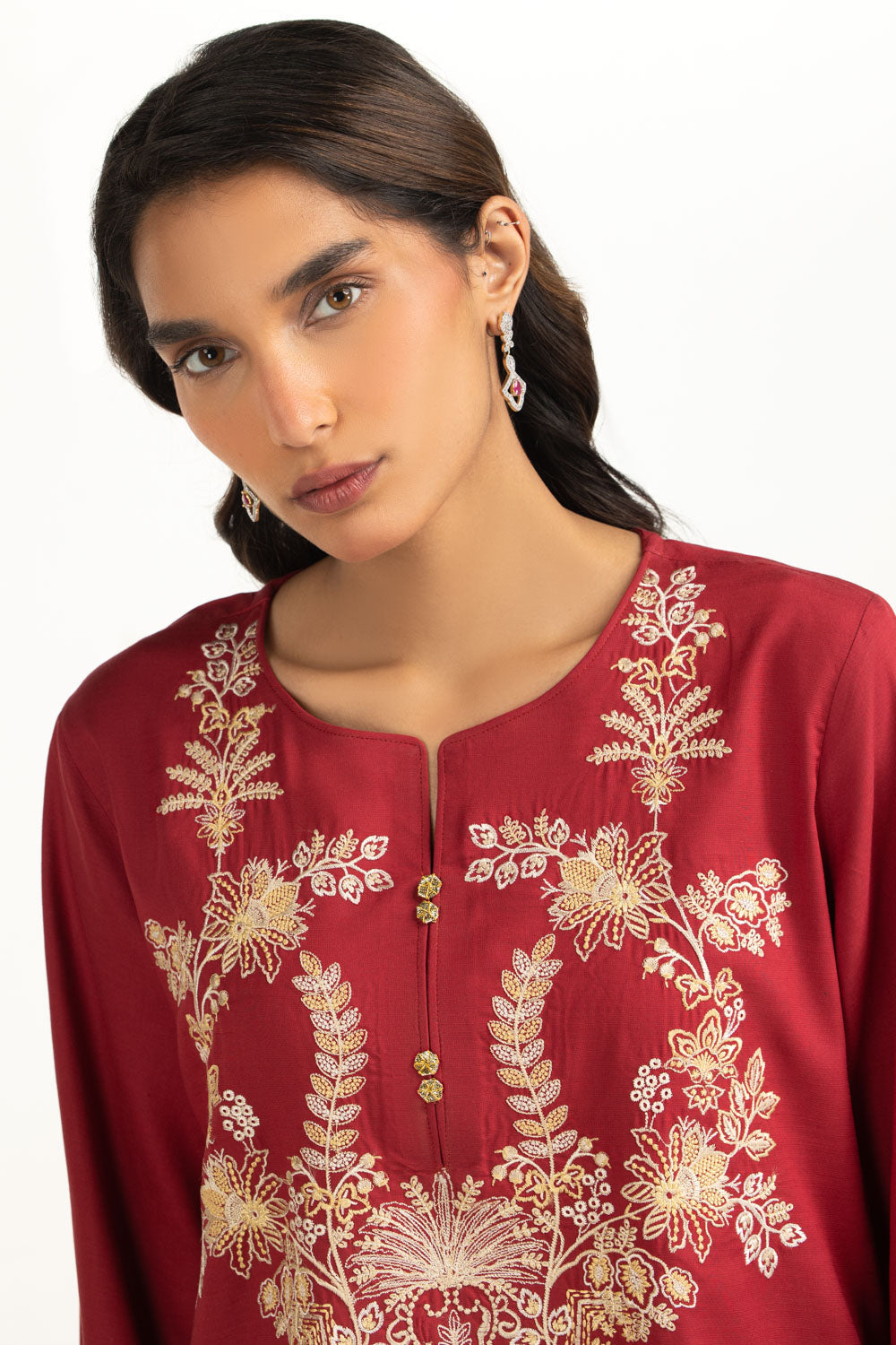 Rawsilk Embroidered Co-Ord Set