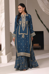 Rawsilk Embroidered Shirt And Trouser
