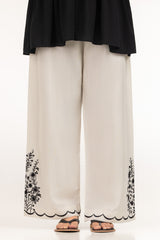 Rawsilk Embroidered Trouser