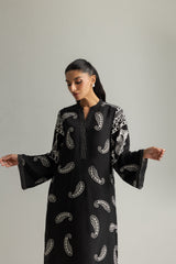 Rayon Printed Shirt And Dyed Trouser