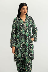 Royan Printed Co-Ord Set With Embroidered