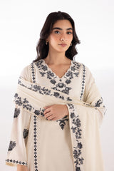 Stitched Embroidered Voil Shirt + Dupatta