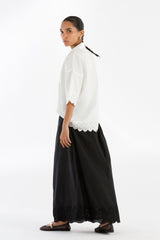 Stitched Embroidered Lawn Skirt