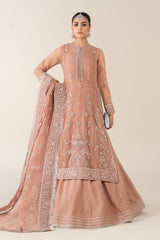 3 Piece Embroidered Organza Suit