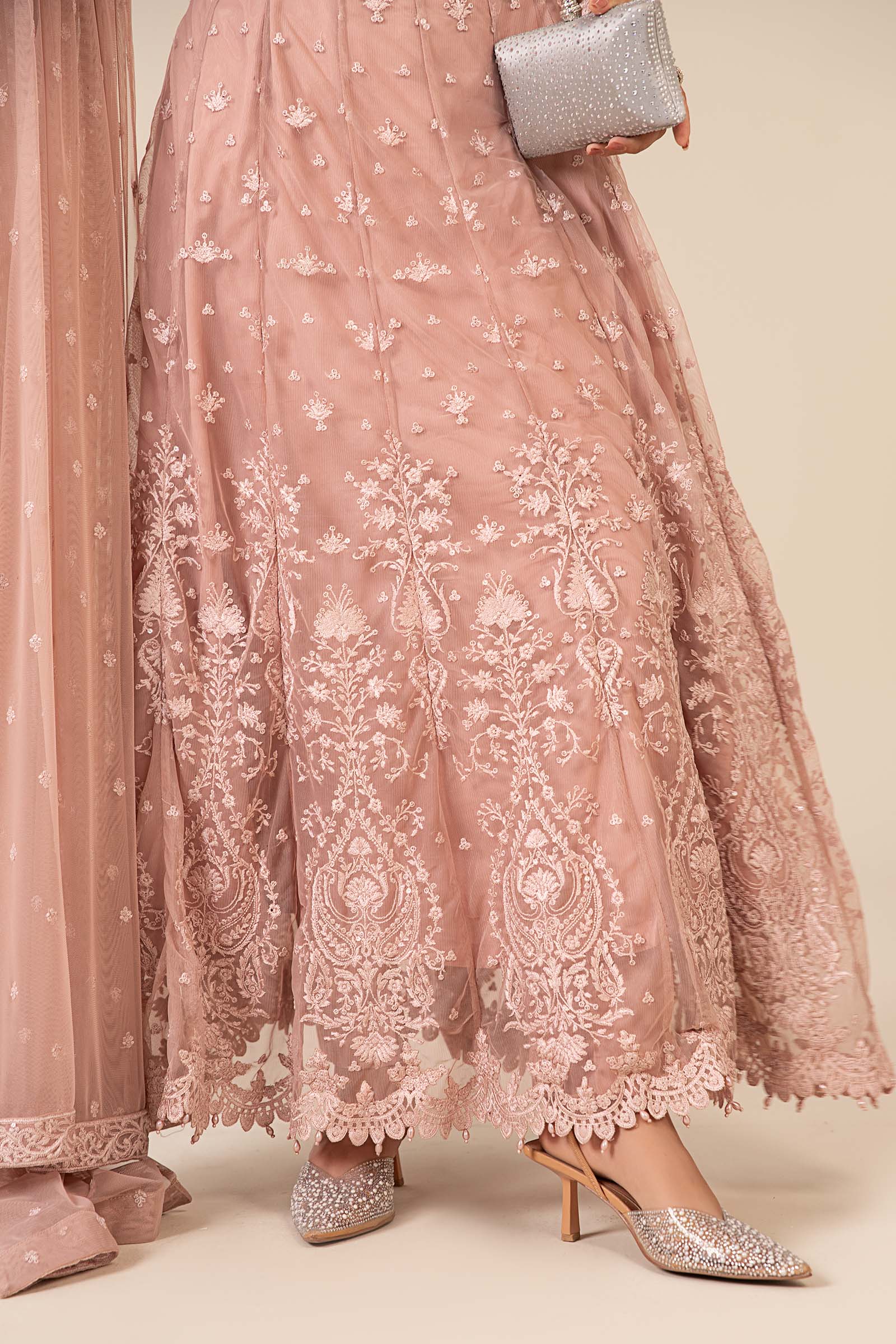 3 Piece Embroidered Suit