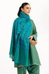 Acrylic Checkered Shawl